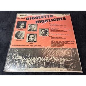 Rigoletto highlights/long play 1619/ Vinyl/ Very Rare/ Allegro